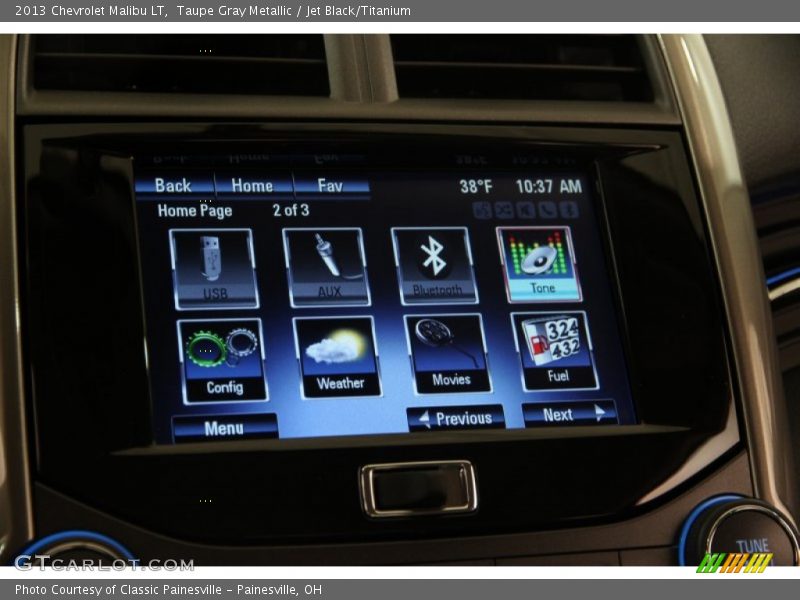 Controls of 2013 Malibu LT