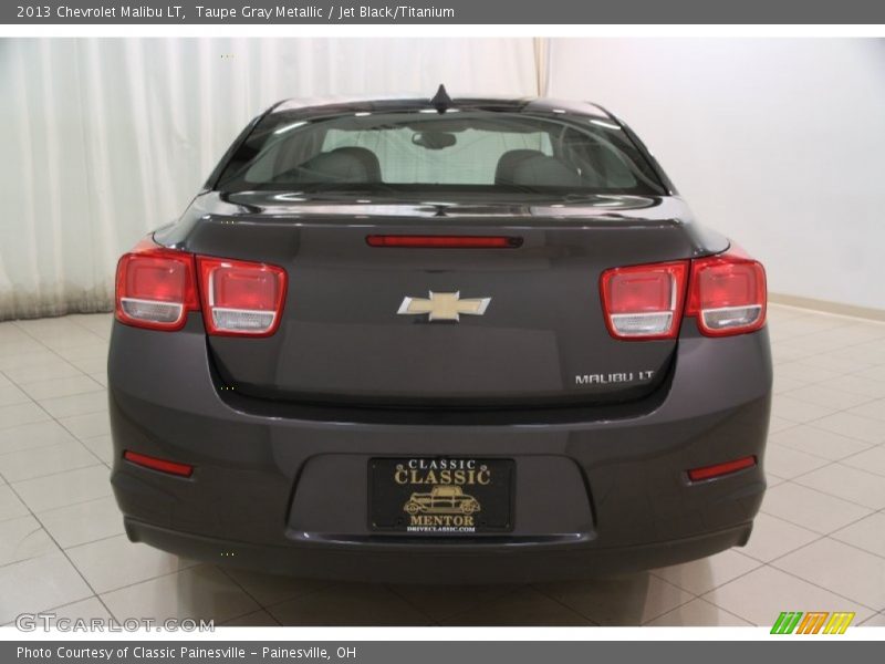 Taupe Gray Metallic / Jet Black/Titanium 2013 Chevrolet Malibu LT