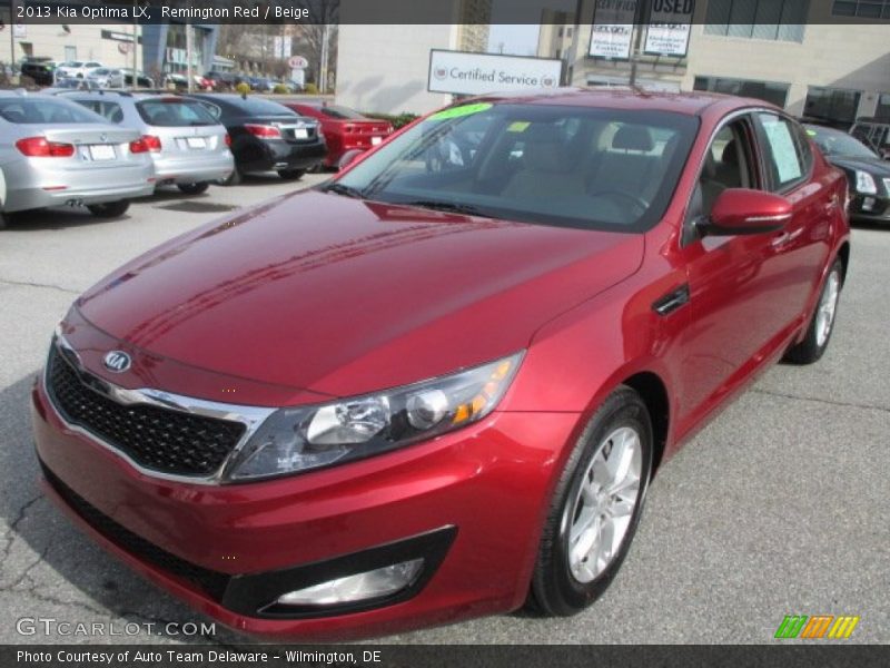 Remington Red / Beige 2013 Kia Optima LX