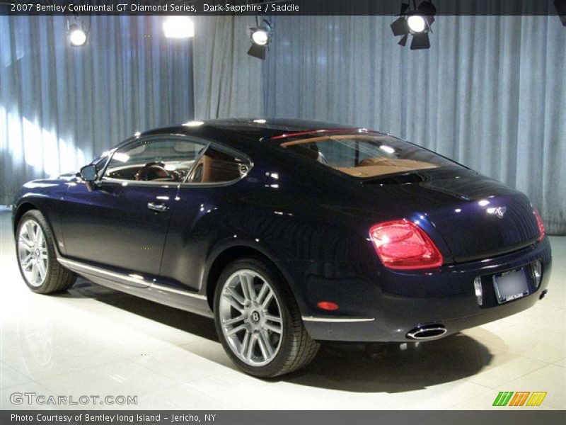 Dark Sapphire / Saddle 2007 Bentley Continental GT Diamond Series