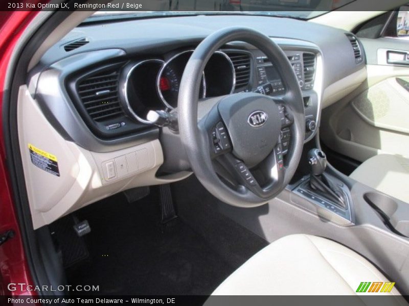 Remington Red / Beige 2013 Kia Optima LX