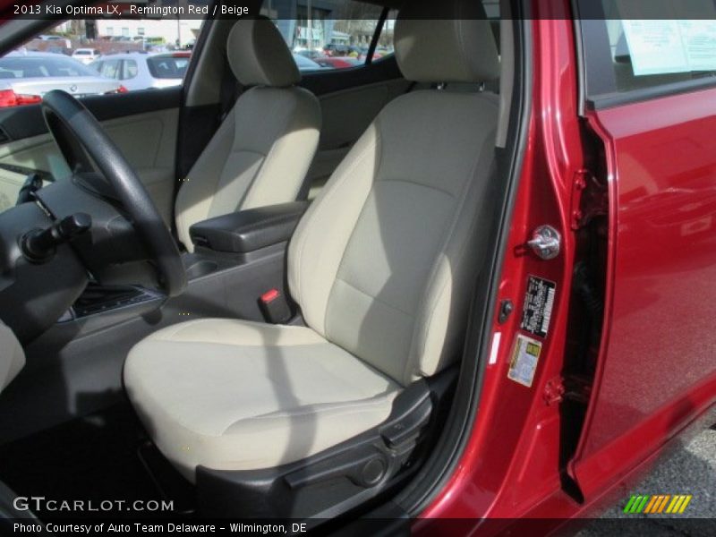 Remington Red / Beige 2013 Kia Optima LX