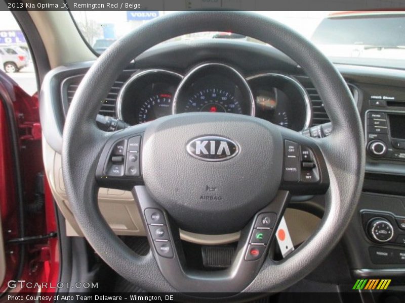 Remington Red / Beige 2013 Kia Optima LX