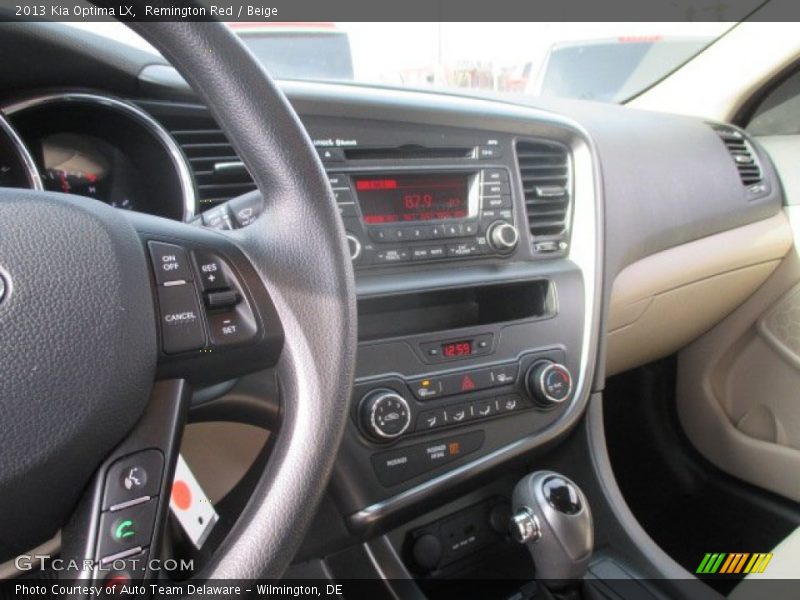 Remington Red / Beige 2013 Kia Optima LX