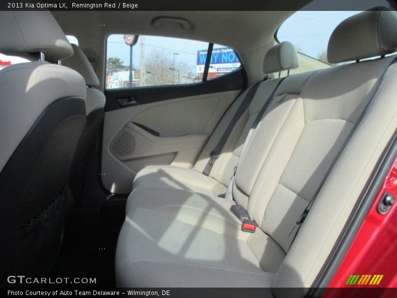 Remington Red / Beige 2013 Kia Optima LX
