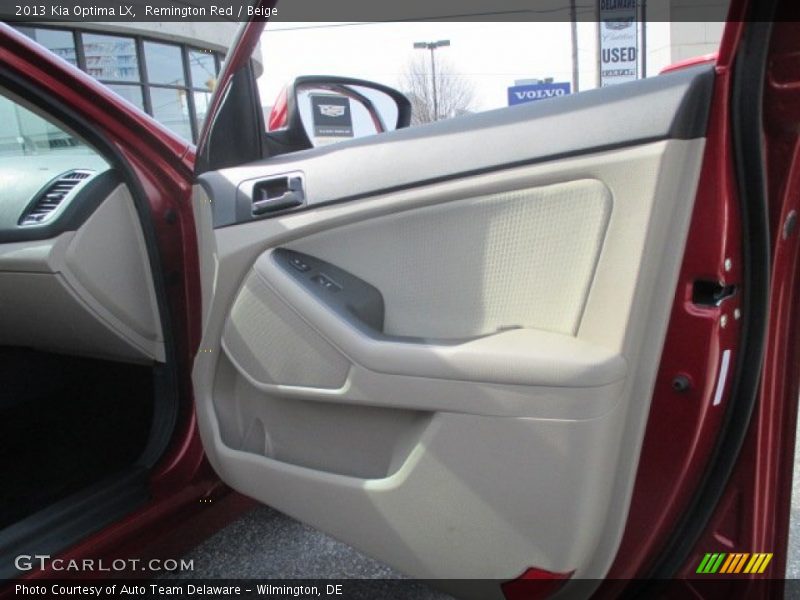 Remington Red / Beige 2013 Kia Optima LX