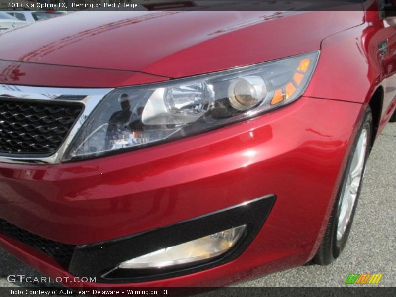 Remington Red / Beige 2013 Kia Optima LX