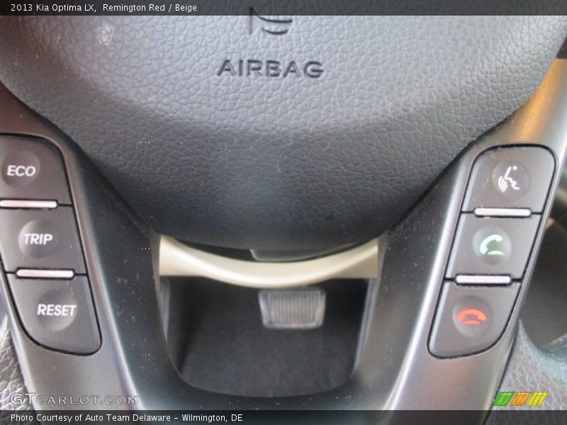 Remington Red / Beige 2013 Kia Optima LX