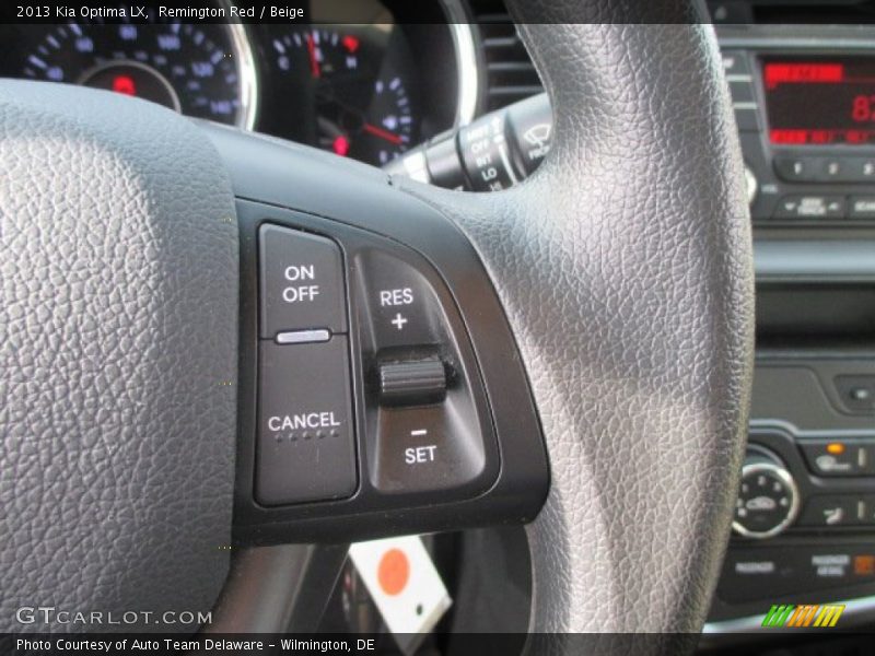 Remington Red / Beige 2013 Kia Optima LX
