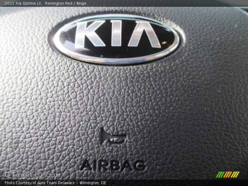 Remington Red / Beige 2013 Kia Optima LX
