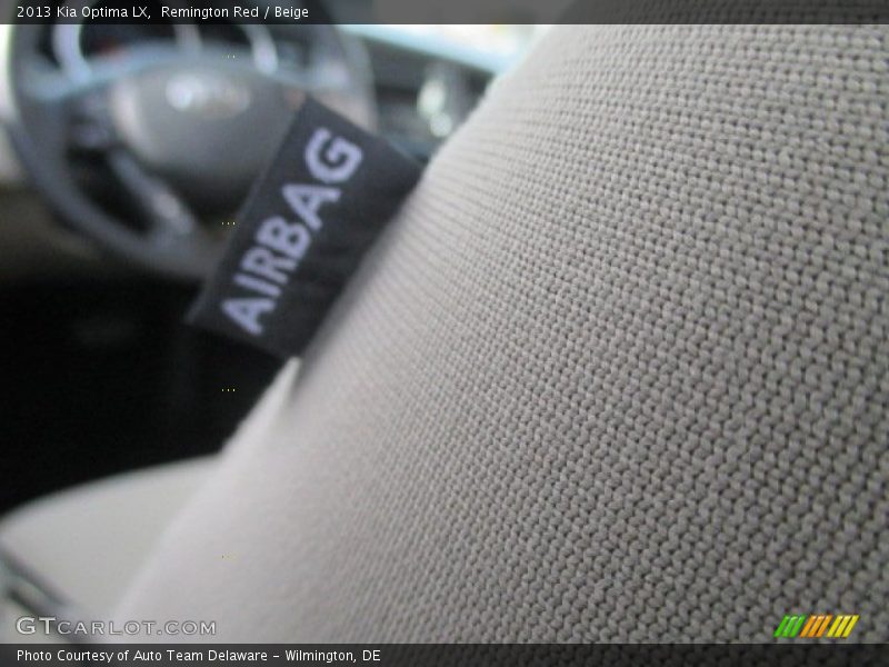 Remington Red / Beige 2013 Kia Optima LX
