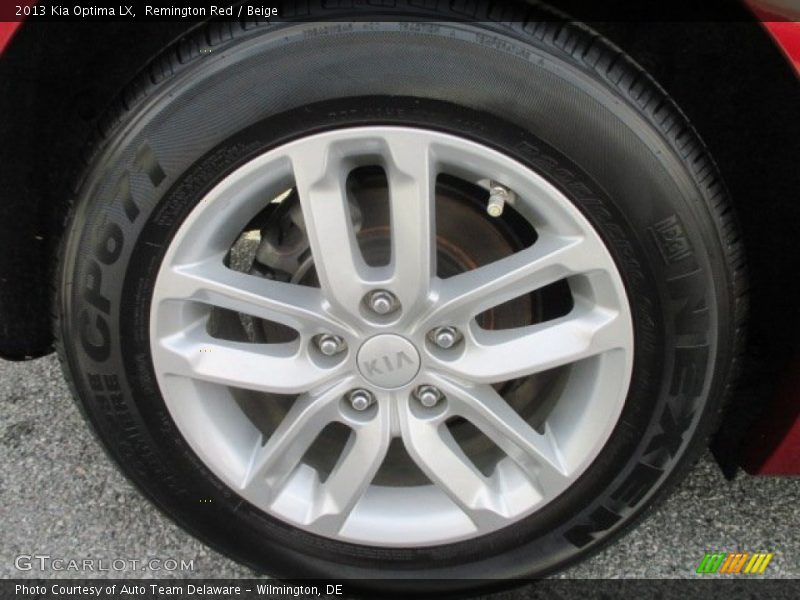 Remington Red / Beige 2013 Kia Optima LX