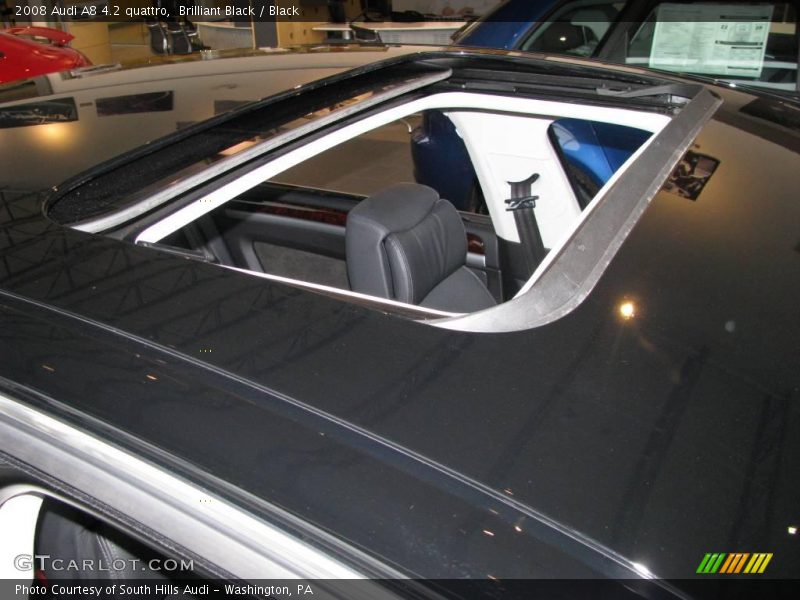 Brilliant Black / Black 2008 Audi A8 4.2 quattro