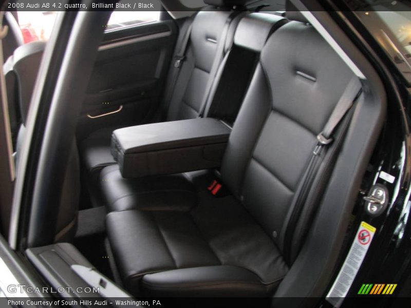 Brilliant Black / Black 2008 Audi A8 4.2 quattro