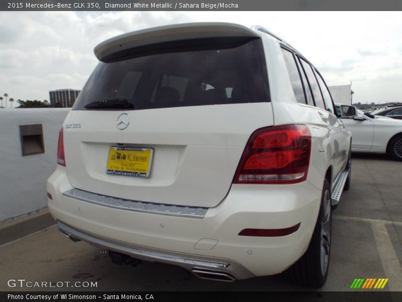 Diamond White Metallic / Sahara Beige/Mocha 2015 Mercedes-Benz GLK 350