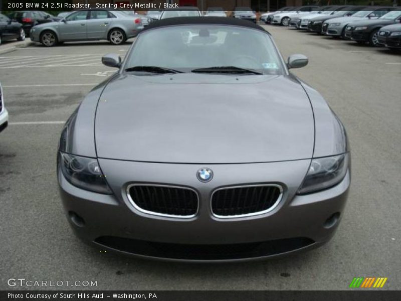 Sterling Grey Metallic / Black 2005 BMW Z4 2.5i Roadster