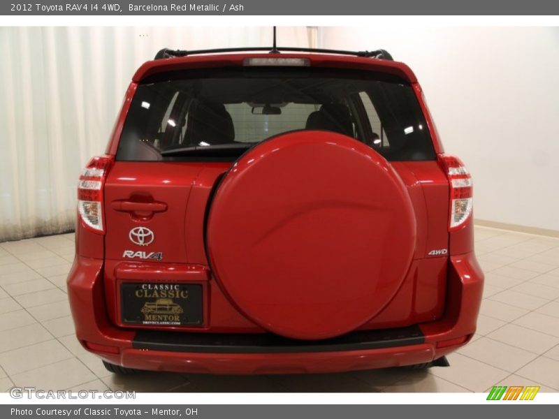 Barcelona Red Metallic / Ash 2012 Toyota RAV4 I4 4WD