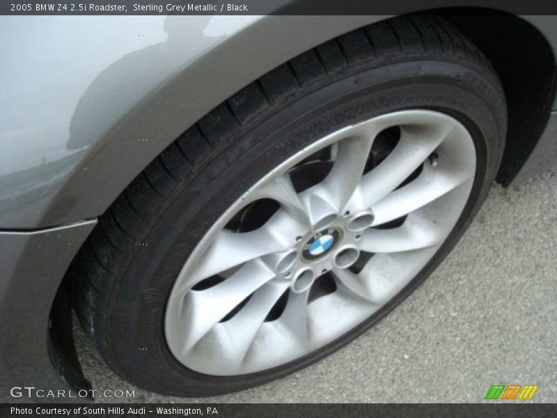 Sterling Grey Metallic / Black 2005 BMW Z4 2.5i Roadster