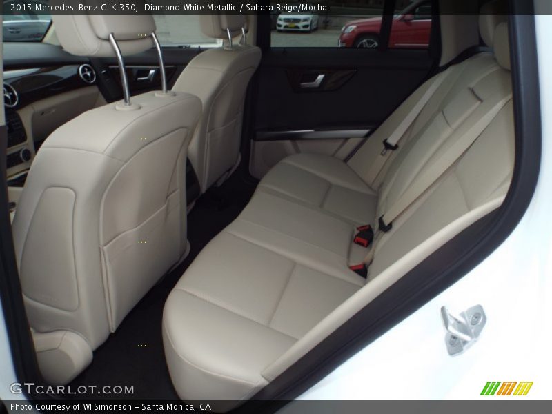 Diamond White Metallic / Sahara Beige/Mocha 2015 Mercedes-Benz GLK 350