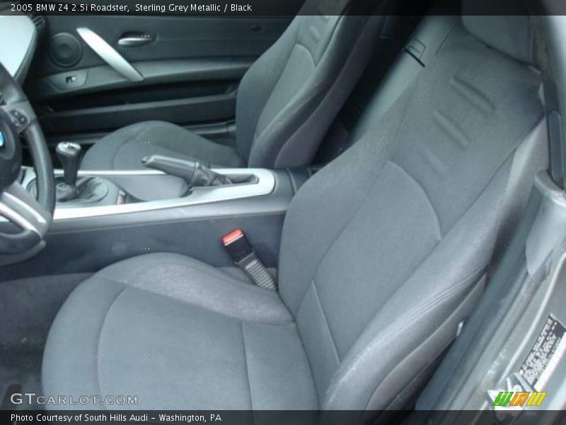 Sterling Grey Metallic / Black 2005 BMW Z4 2.5i Roadster
