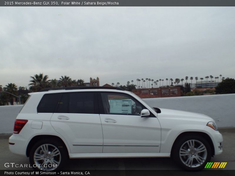 Polar White / Sahara Beige/Mocha 2015 Mercedes-Benz GLK 350