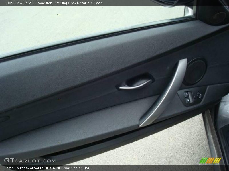 Sterling Grey Metallic / Black 2005 BMW Z4 2.5i Roadster