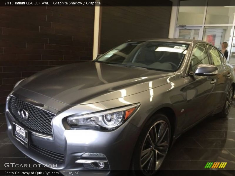 Graphite Shadow / Graphite 2015 Infiniti Q50 3.7 AWD