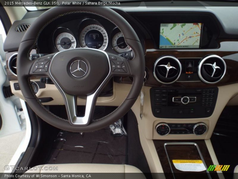 Polar White / Sahara Beige/Mocha 2015 Mercedes-Benz GLK 350