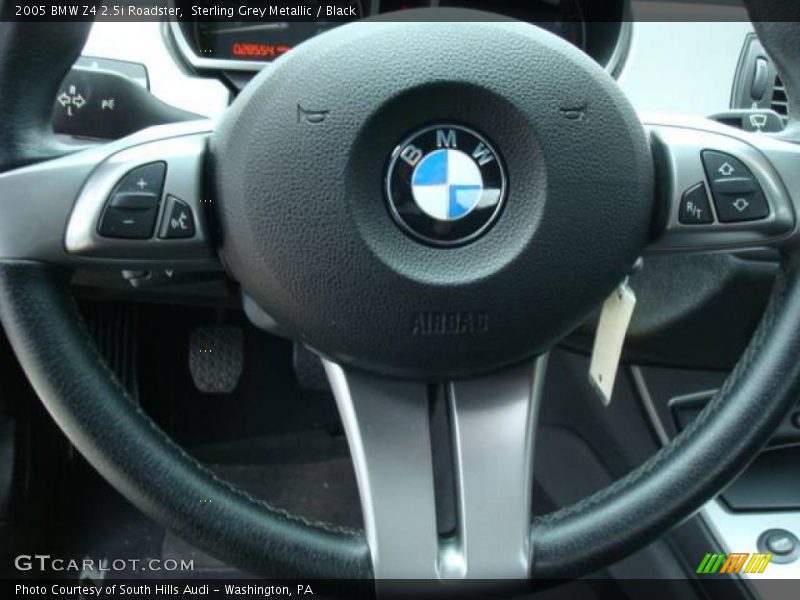 Sterling Grey Metallic / Black 2005 BMW Z4 2.5i Roadster