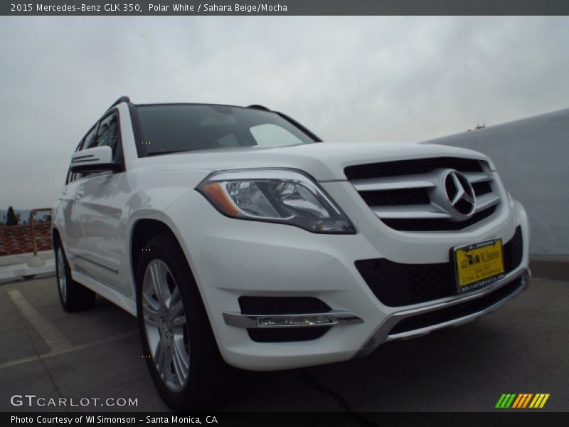 Polar White / Sahara Beige/Mocha 2015 Mercedes-Benz GLK 350