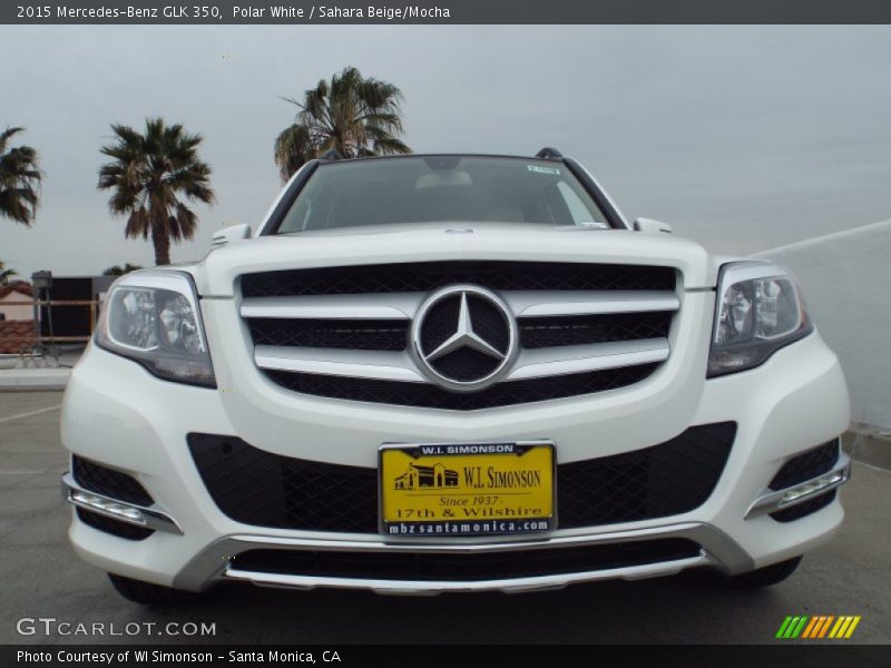 Polar White / Sahara Beige/Mocha 2015 Mercedes-Benz GLK 350