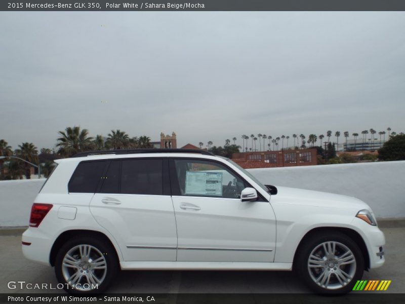 Polar White / Sahara Beige/Mocha 2015 Mercedes-Benz GLK 350