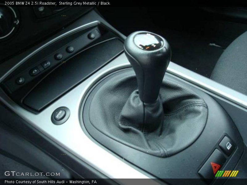 Sterling Grey Metallic / Black 2005 BMW Z4 2.5i Roadster