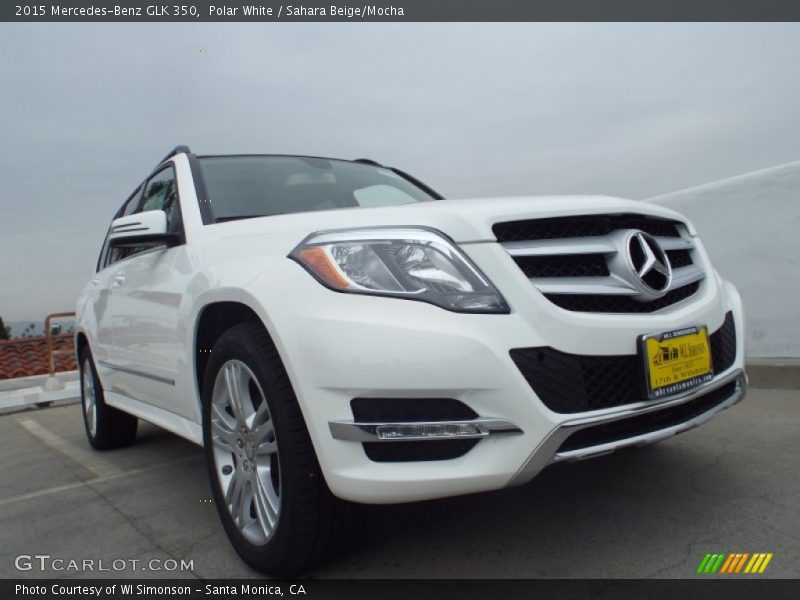 Polar White / Sahara Beige/Mocha 2015 Mercedes-Benz GLK 350