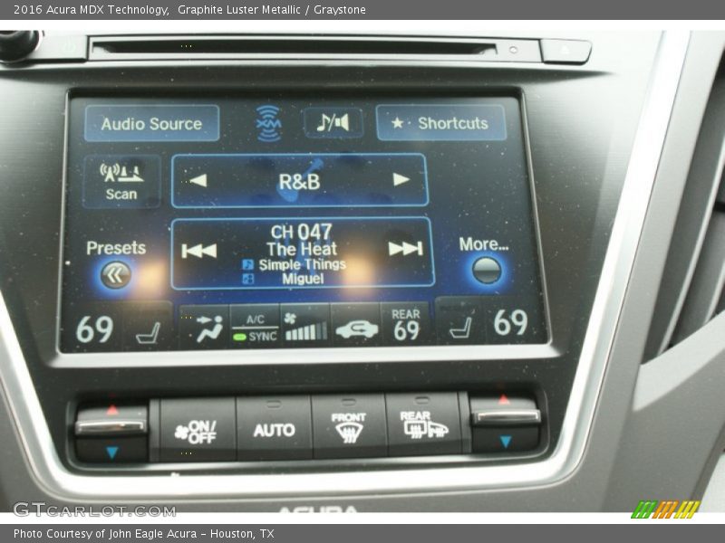 Graphite Luster Metallic / Graystone 2016 Acura MDX Technology
