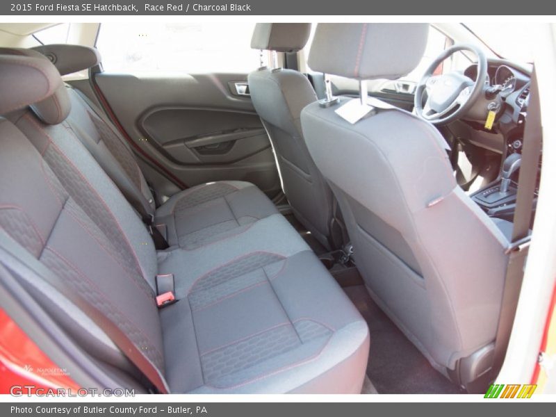 Race Red / Charcoal Black 2015 Ford Fiesta SE Hatchback
