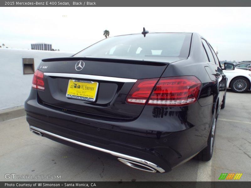 Black / Black 2015 Mercedes-Benz E 400 Sedan