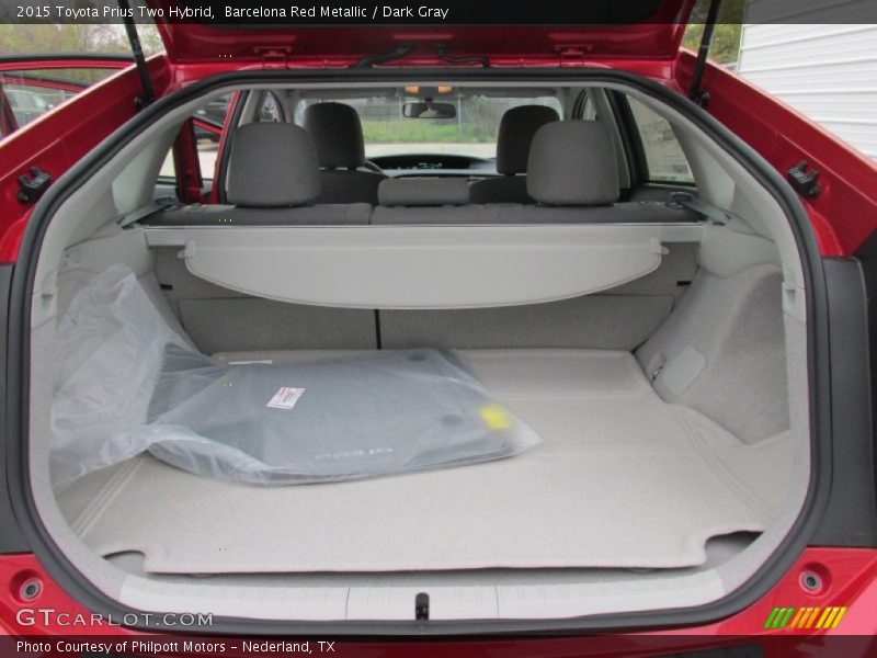 Barcelona Red Metallic / Dark Gray 2015 Toyota Prius Two Hybrid