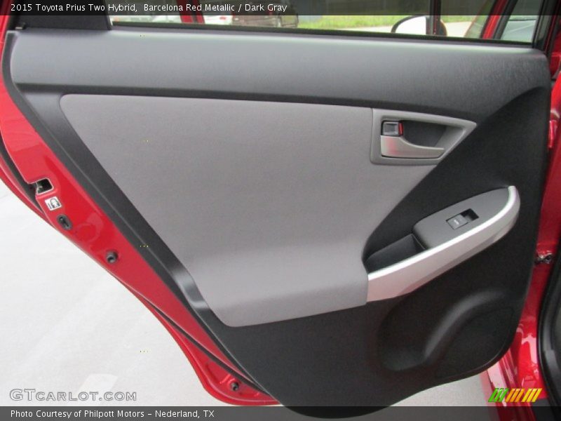 Barcelona Red Metallic / Dark Gray 2015 Toyota Prius Two Hybrid