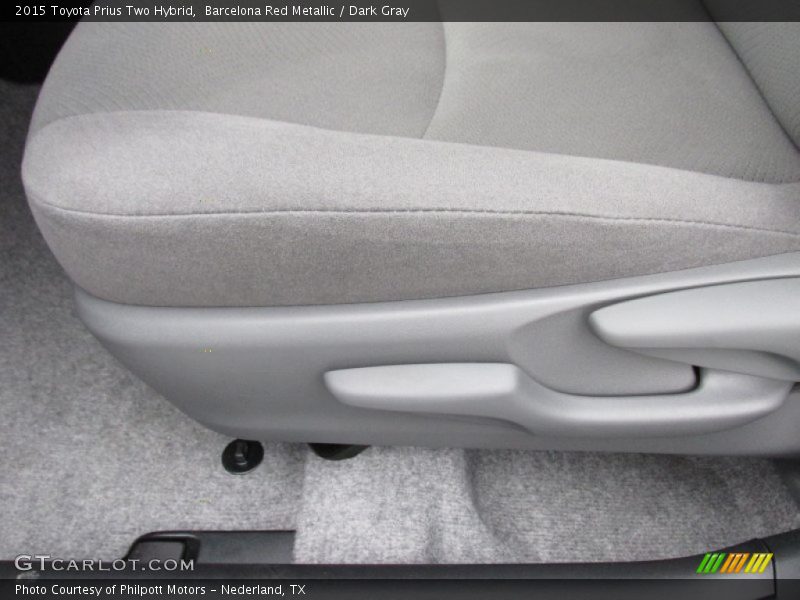 Barcelona Red Metallic / Dark Gray 2015 Toyota Prius Two Hybrid