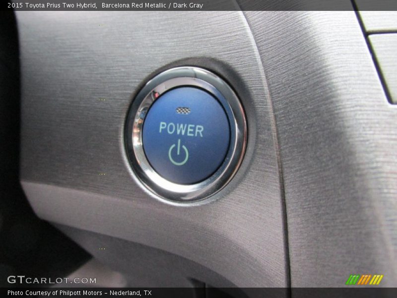 Barcelona Red Metallic / Dark Gray 2015 Toyota Prius Two Hybrid