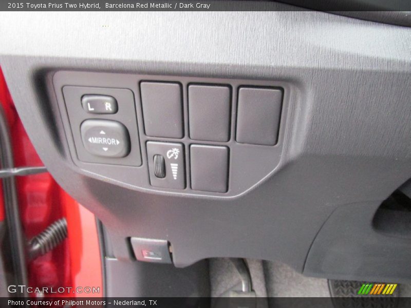 Barcelona Red Metallic / Dark Gray 2015 Toyota Prius Two Hybrid