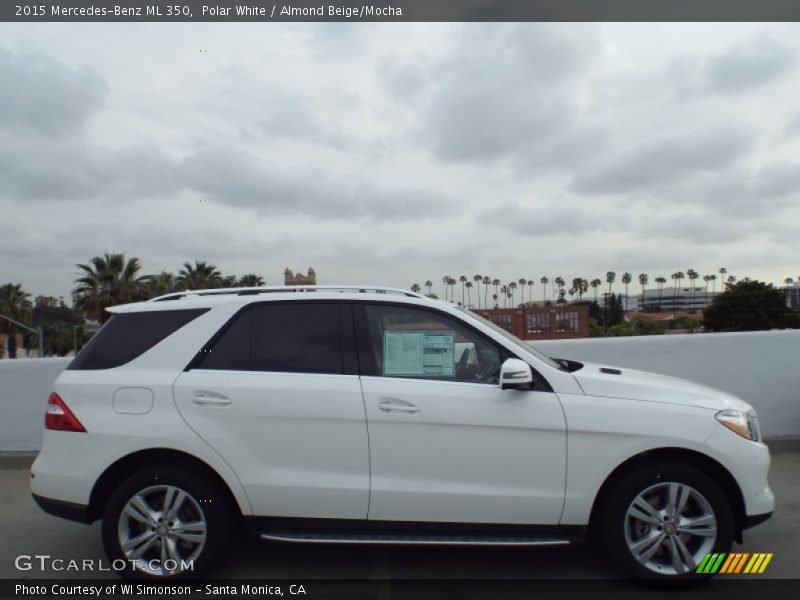 Polar White / Almond Beige/Mocha 2015 Mercedes-Benz ML 350