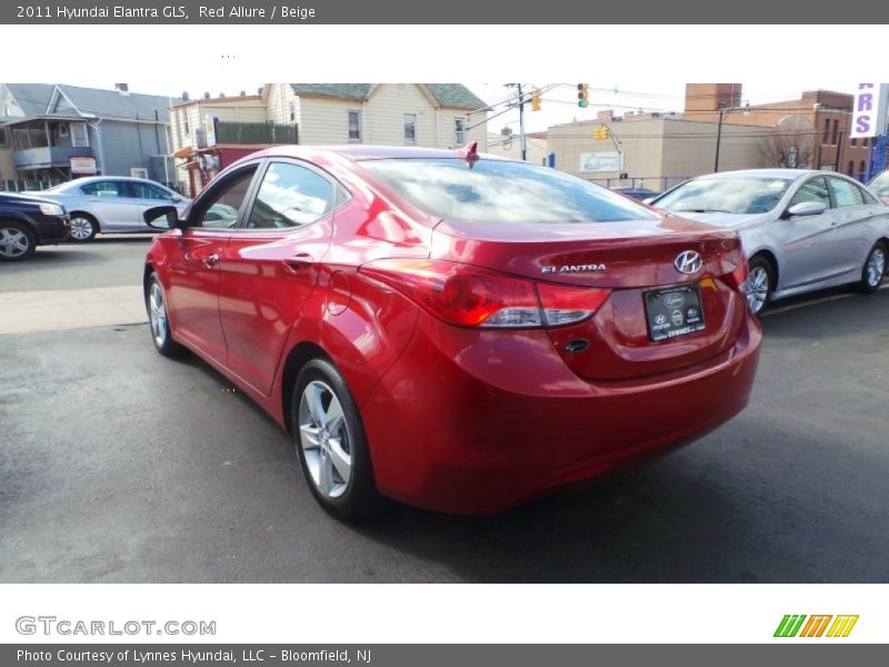 Red Allure / Beige 2011 Hyundai Elantra GLS