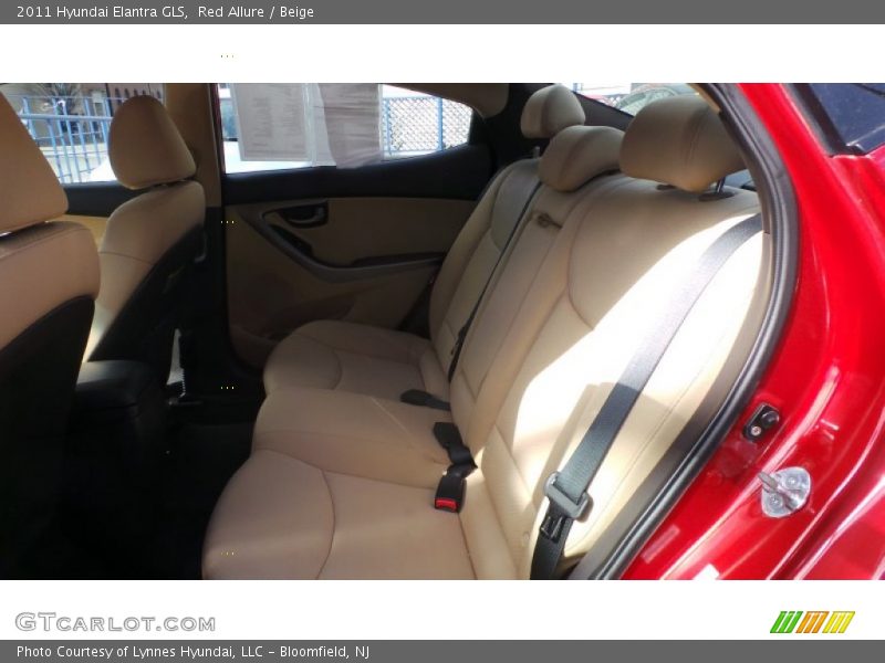 Red Allure / Beige 2011 Hyundai Elantra GLS