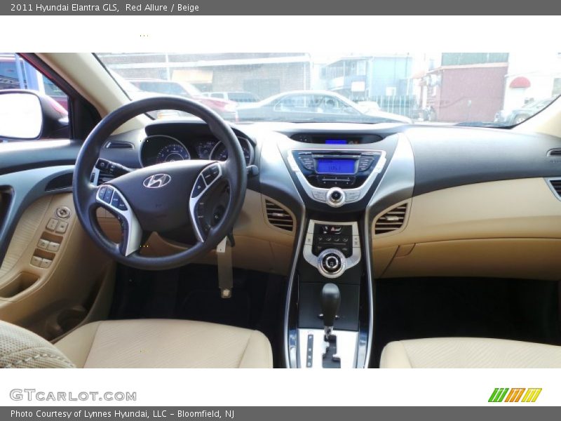 Red Allure / Beige 2011 Hyundai Elantra GLS