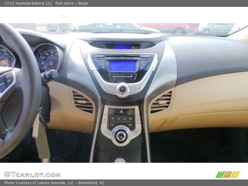 Red Allure / Beige 2011 Hyundai Elantra GLS