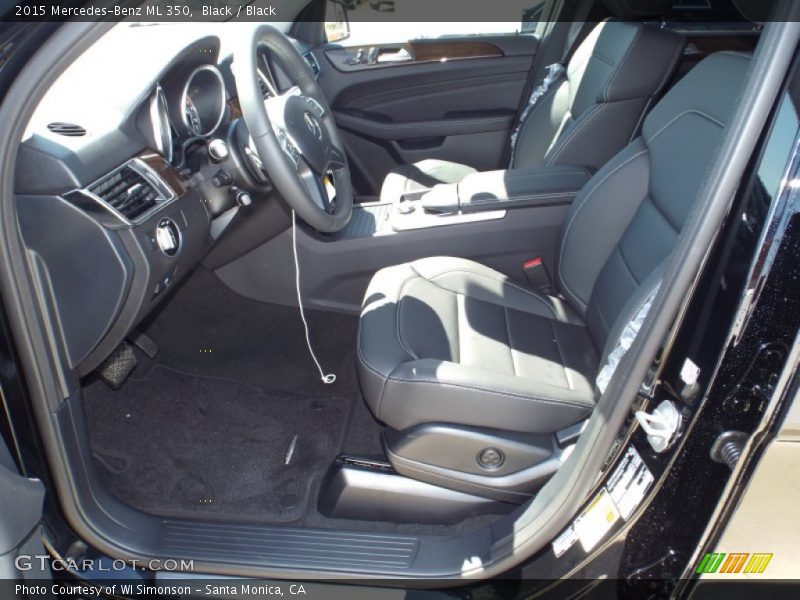 Black / Black 2015 Mercedes-Benz ML 350