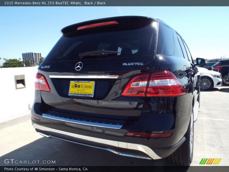 Black / Black 2015 Mercedes-Benz ML 250 BlueTEC 4Matic