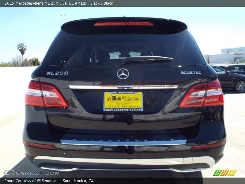 Black / Black 2015 Mercedes-Benz ML 250 BlueTEC 4Matic
